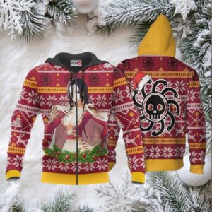 Boa Hancock Ugly Christmas Sweater One Piece Anime 1k501 Fan Gift Stylist Unisex Cartoon Graphic Outfits Aop 3d Ho
