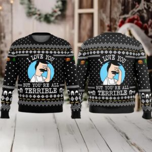 Bob’s Burgers I Love You But You’re All Terrible Ugly Sweater