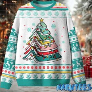 Books Christmas Tree Ugly Sweater