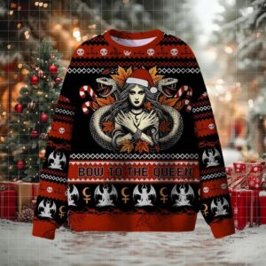 Bow to the Queen Ugly Sweatshirts