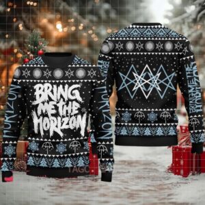 Bring Me The Horizon Big Logo Knitted Ugly Christmas Sweater