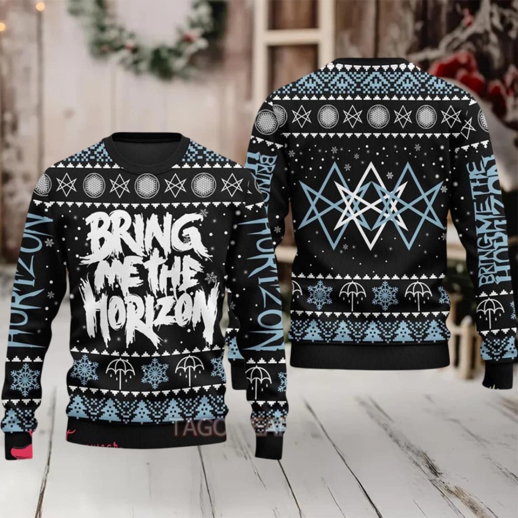 Bring Me The Horizon Big Logo Knitted Ugly Christmas Sweater Bring Me The Horizon Big Logo Knitted Ugly Christmas Sweater