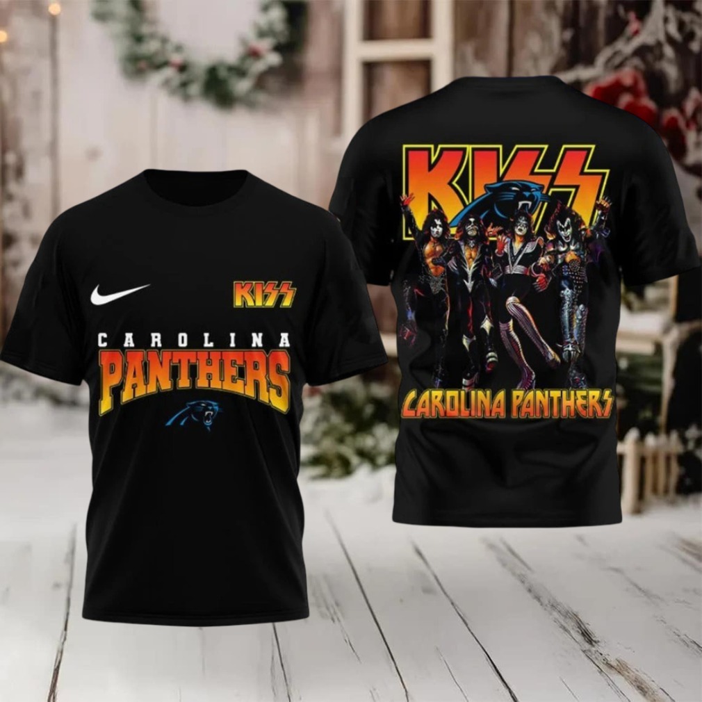 Carolina Panthers NFL Kiss Band Shirt front view