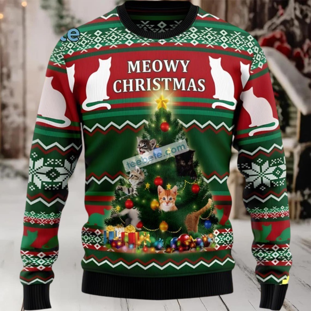 Cat Dad Meowy Christmas Best Ugly Christmas Sweaters Cat Dad Meowy Christmas Best Ugly Christmas Sweaters