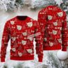 Santa Cat For Everybody Ugly Xmas Sweater Santa Cat For Everybody Ugly Xmas Sweater