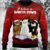 Cat Dashing Through The No Ugly Christmas Sweatshirt Womens Cat Dashing Through The No Ugly Christmas Sweatshirt Womens
