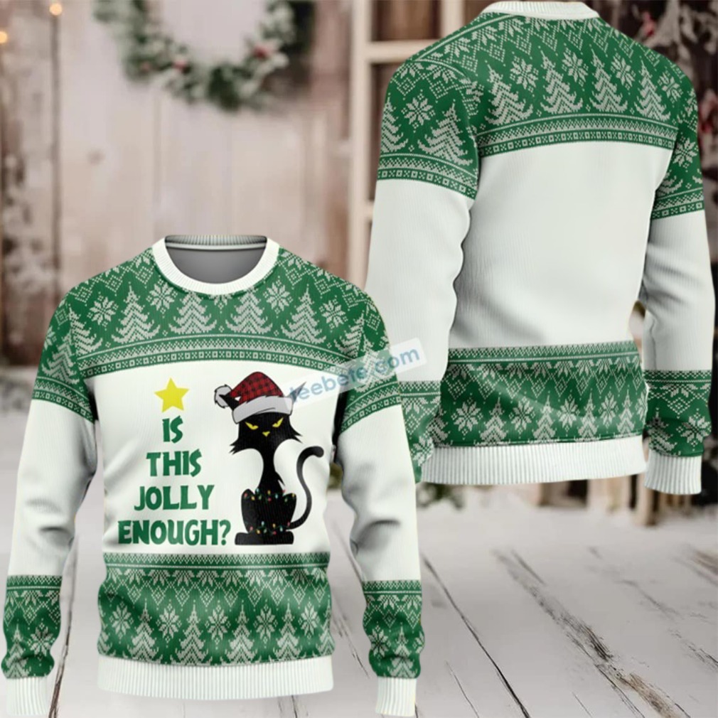 Cat Is This Jolly Enough Family Ugly Christmas Sweaters Cat Is This Jolly Enough Family Ugly Christmas Sweaters
