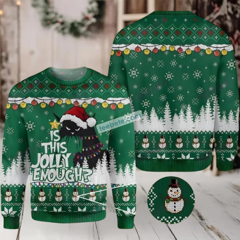 Cat Is This Jolly Enough Vintage Ugly Christmas Sweaters Cat Is This Jolly Enough Vintage Ugly Christmas Sweaters