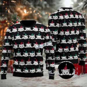 Cat Merry Catmas Funny Ugly Christmas Sweaters