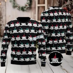 Cat Merry Catmas Funny Ugly Christmas Sweaters
