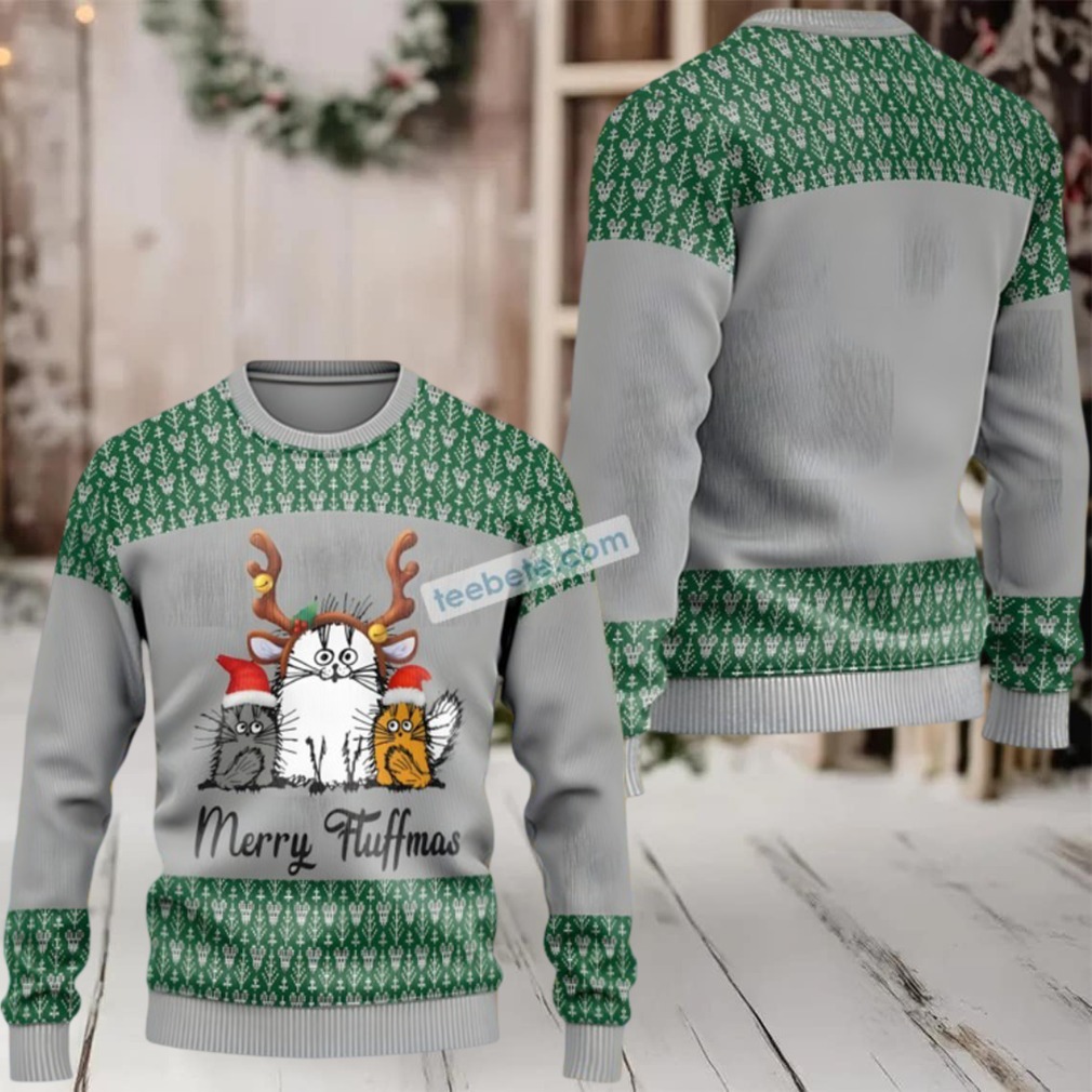 Cat Merry Fluffmas Ugly Christmas Sweatshirt Cat Merry Fluffmas Ugly Christmas Sweatshirt