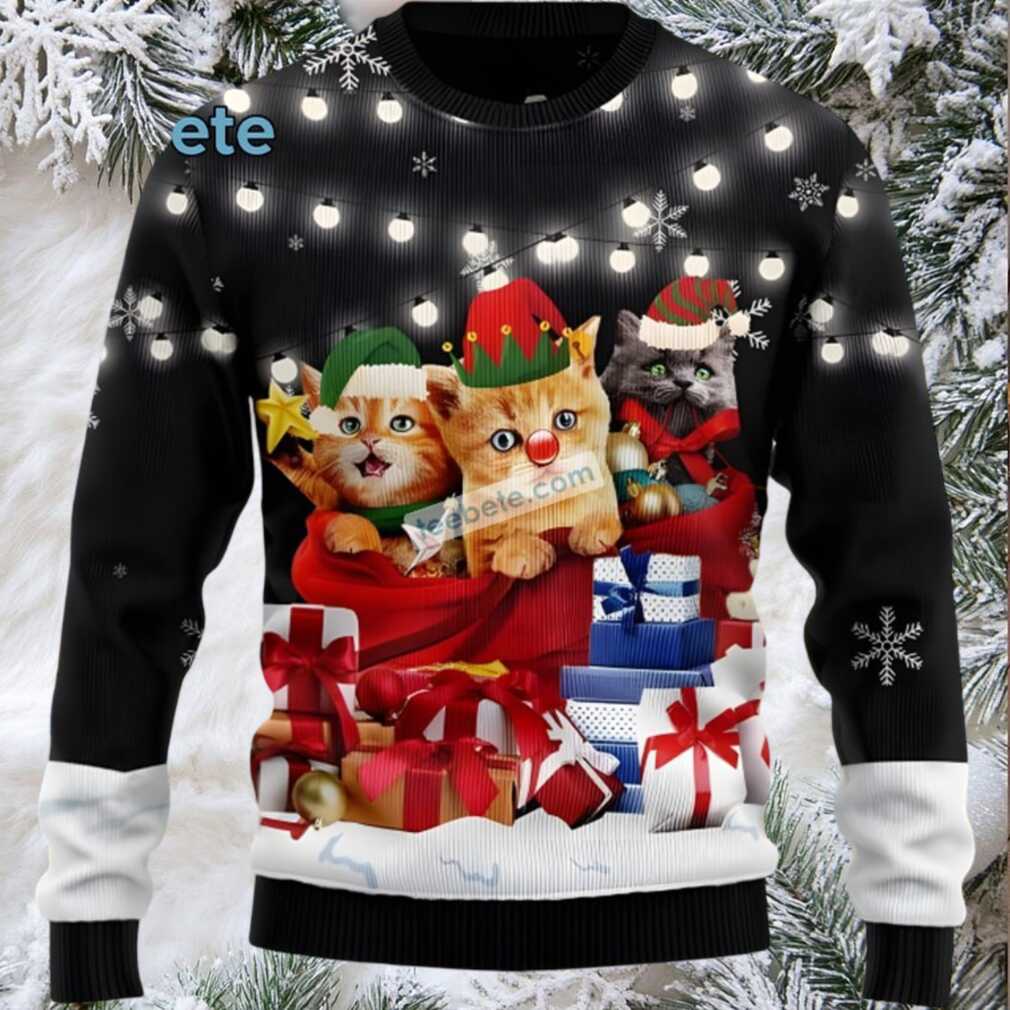 Cat Noel Black Family Ugly Christmas Sweaters Cat Noel Black Family Ugly Christmas Sweaters