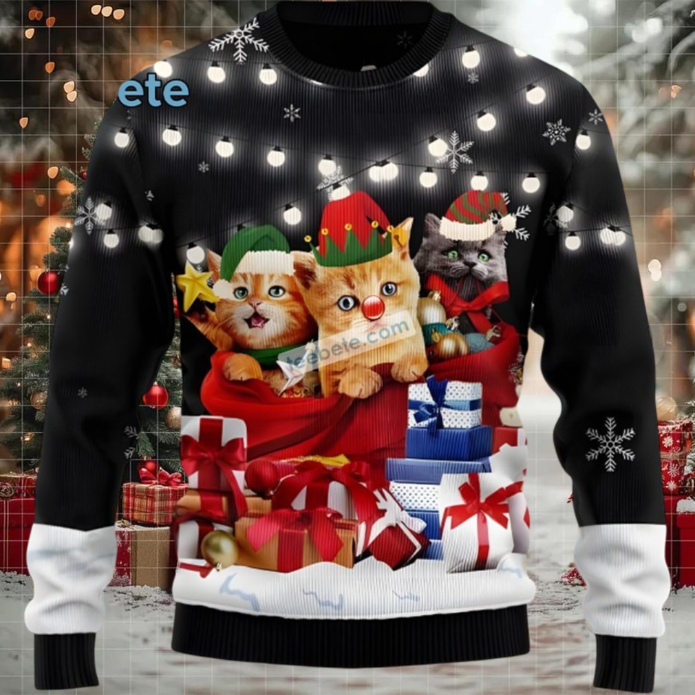 Cat Noel Black Family Ugly Christmas Sweaters Cat Noel Black Family Ugly Christmas Sweaters