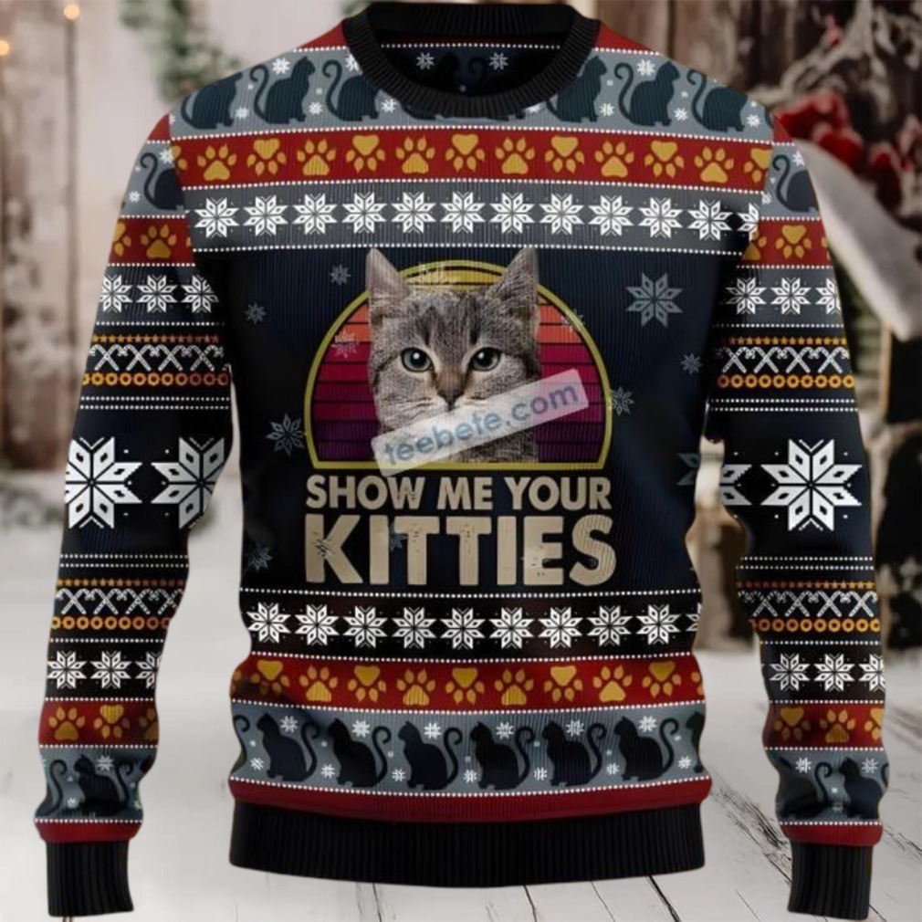 Cat Show Me Your Kitties Crazy Ugly Christmas Sweaters Cat Show Me Your Kitties Crazy Ugly Christmas Sweaters