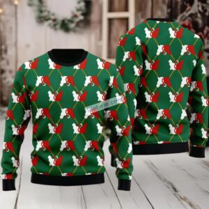 Cat Silhouettes Cute Ugly Christmas Sweater