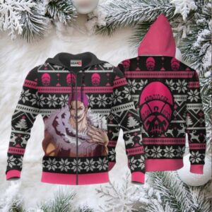 Charlotte Katakuri Ugly Christmas Sweater One Piece Anime 1k499 Fan Gift Stylist Unisex Cartoon Graphic Outfits Aop 3d Hoodie