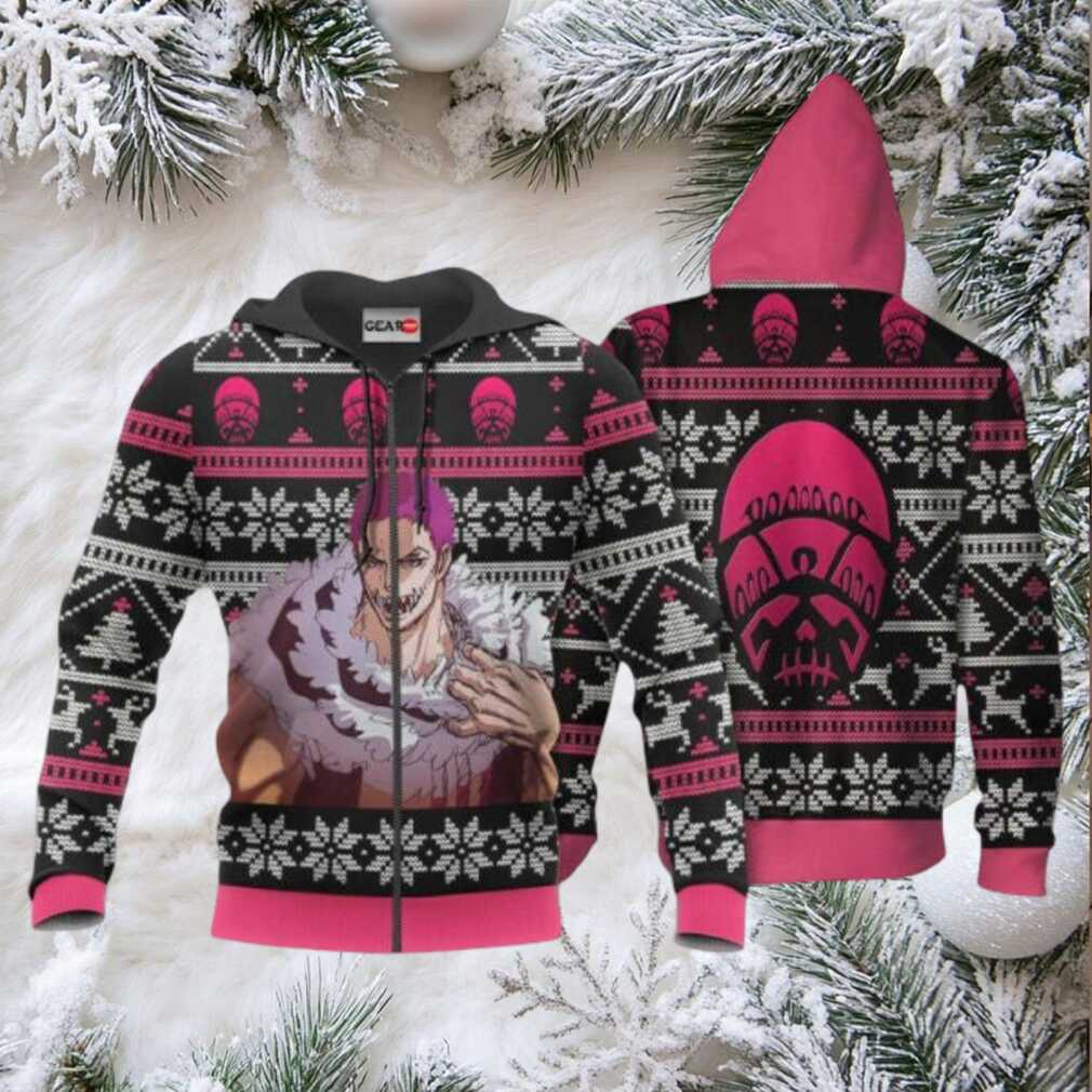 Charlotte Katakuri Ugly Christmas Sweater One Piece Anime 1k499 Fan Gift Stylist Unisex Cartoon Graphic Outfits Aop 3d Hoodie