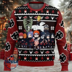 Chibi Akatsuki V2 Shippuden Ugly Christmas Sweater