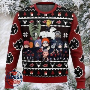 Chibi Akatsuki V2 Shippuden Ugly Christmas Sweater