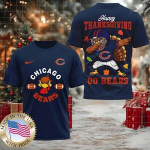 Chicago Bears NFL Turkey Game Happy Thanksgiving Shirt