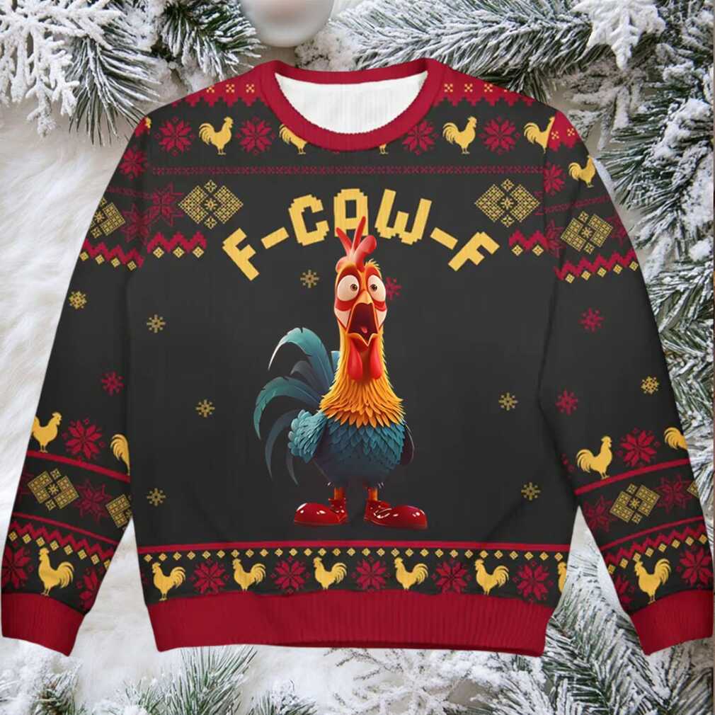 Chicken F Caw F Christmas Sweater