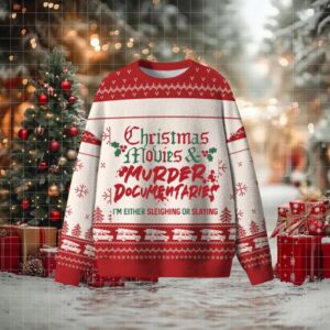 Christmas And Murder Ugly Sweater Christmas And Murder Ugly Sweater