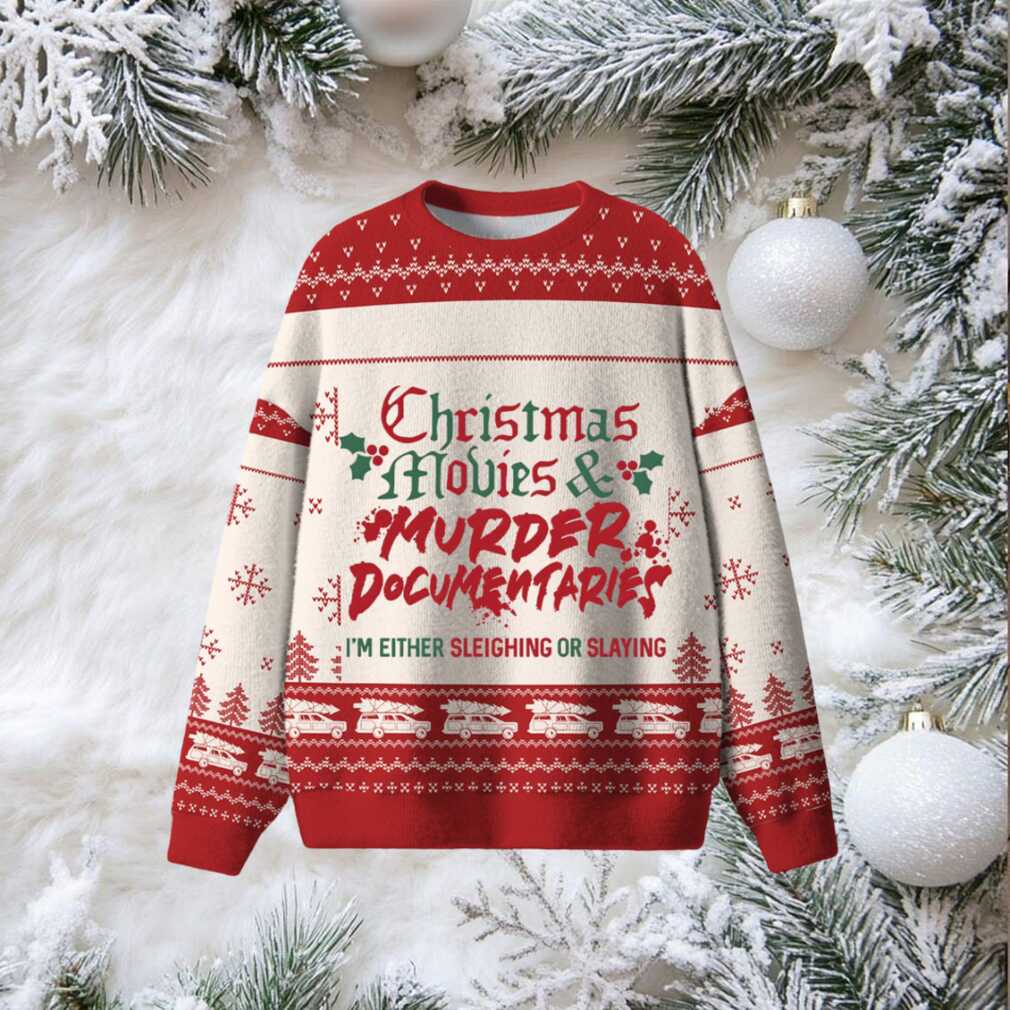 Christmas And Murder Ugly Sweater Christmas And Murder Ugly Sweater