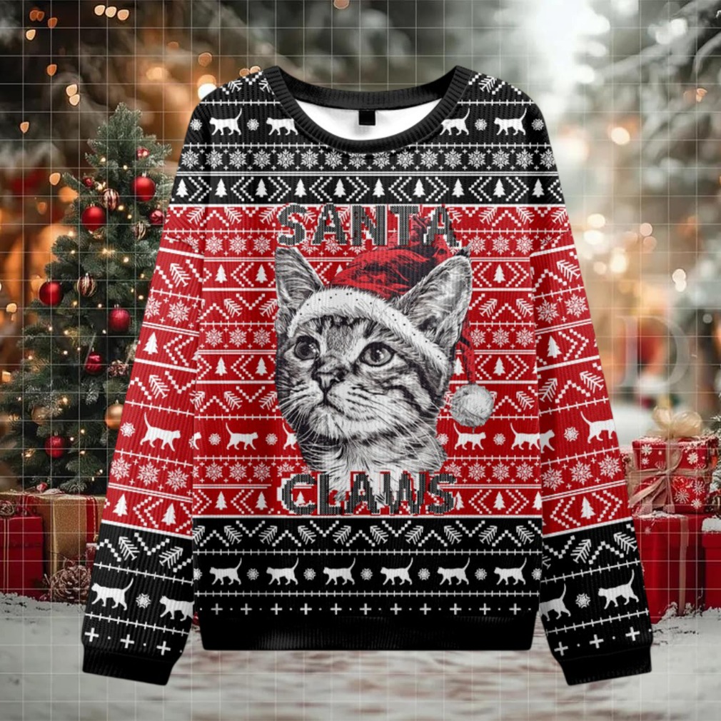 Christmas Cat Ugly Sweatshirt