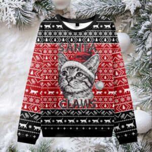 Christmas Cat Ugly Sweatshirt