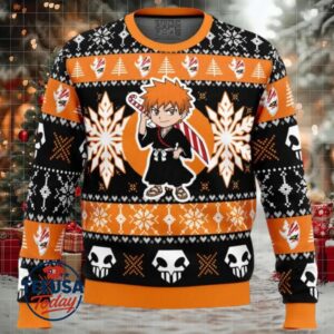 Christmas Chibi Ichigo Bleach Ugly Christmas Sweater