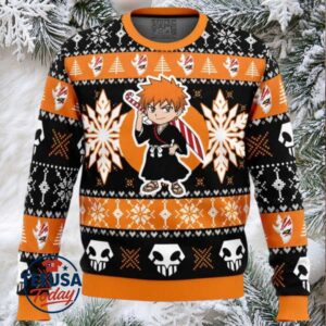 Christmas Chibi Ichigo Bleach Ugly Christmas Sweater
