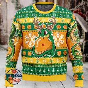 Christmas Chibi Shenron Dragon Ball Z Ugly Christmas Sweater