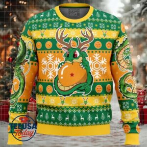 Christmas Chibi Shenron Dragon Ball Z Ugly Christmas Sweater