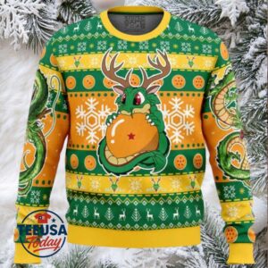 Christmas Chibi Shenron Dragon Ball Z Ugly Christmas Sweater