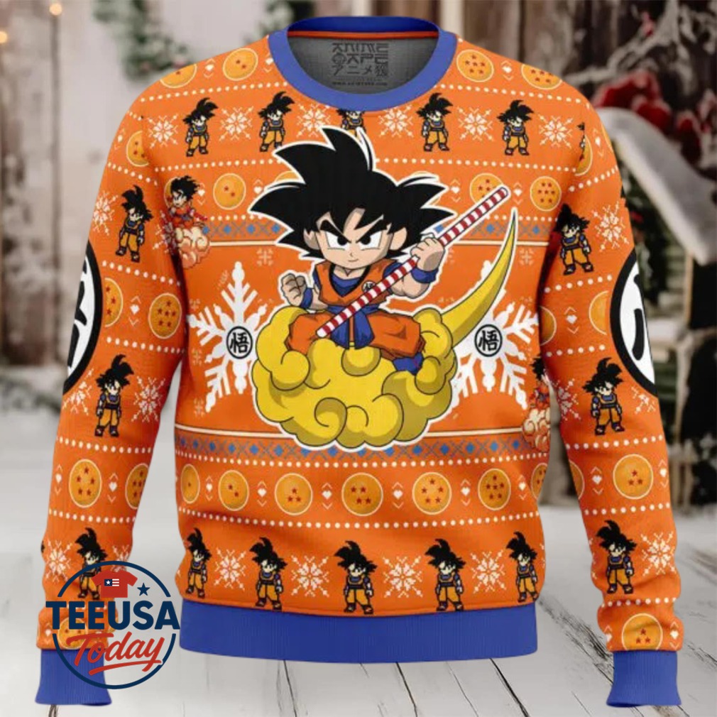 Christmas Goku Dragon Ball Z Ugly Christmas Sweater Christmas Goku Dragon Ball Z Ugly Christmas Sweater