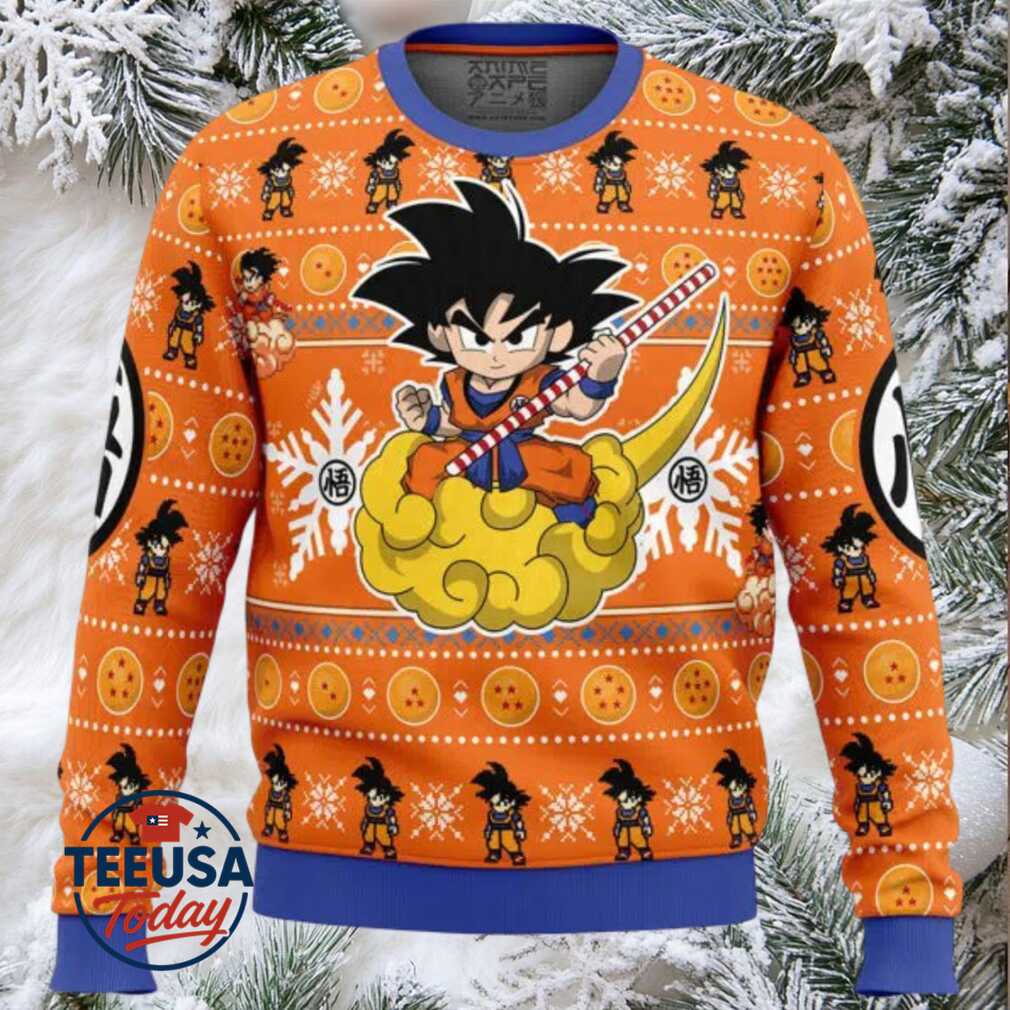 Christmas Goku Dragon Ball Z Ugly Christmas Sweater Christmas Goku Dragon Ball Z Ugly Christmas Sweater