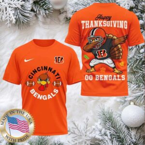 Cincinnati Bengals NFL Turkey Game Happy Thanksgiving Shirt