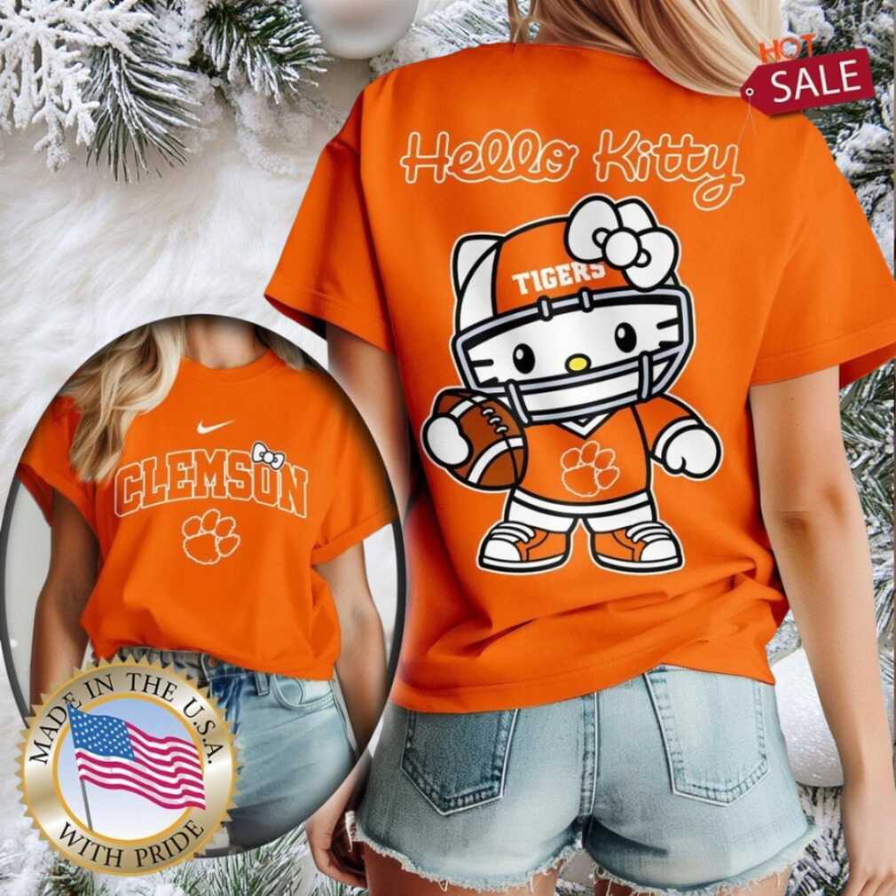 Clemson Tigers NCAA Hello Kitty Shirt Clemson Tigers NCAA Hello Kitty Shirt