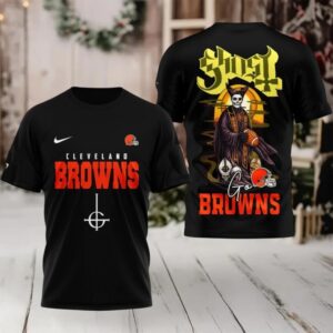 Cleveland Browns NFL Ghost Band Shirt