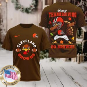 Cleveland Browns NFL Turkey Game Happy Thanksgiving Shirt