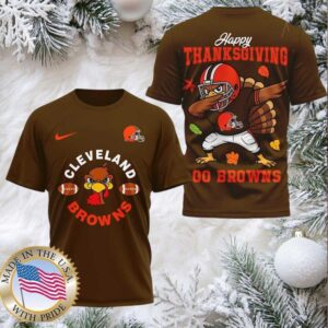 Cleveland Browns NFL Turkey Game Happy Thanksgiving Shirt