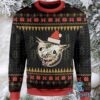 Black Cat Starry Night Ugly Xmas Sweater Party Black Cat Starry Night Ugly Xmas Sweater Party
