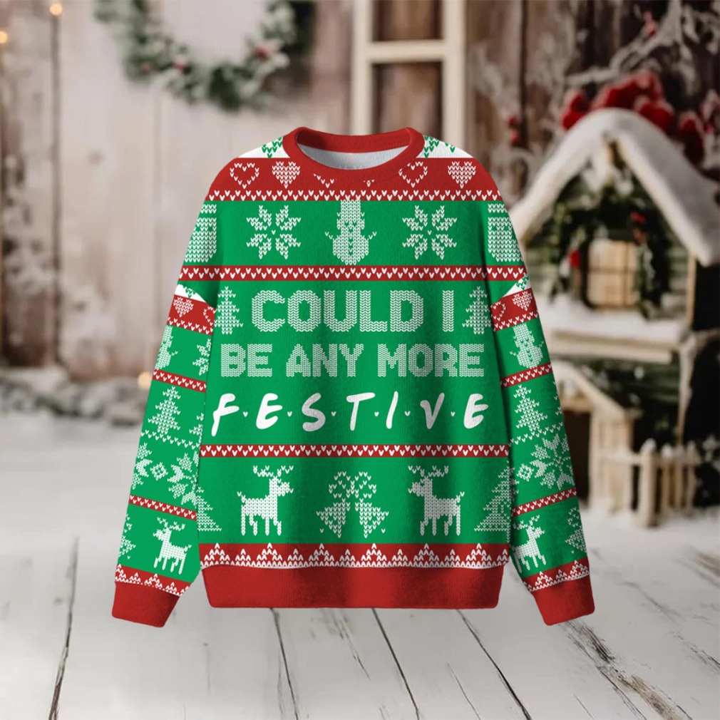 Could I Be Any More Festive Ugly Sweater detail view