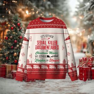 Crime Documanteries Funny Christmas Ugly Sweater