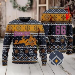 Custom Number Scooby Doo Ugly Knitted Sweater