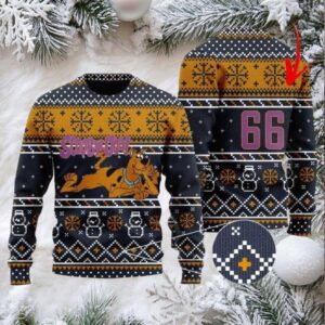 Custom Number Scooby Doo Ugly Knitted Sweater
