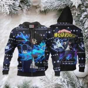 Dabi Ugly Christmas Sweater Anime My Hero Academia Manga 2k40 Fan Gift Stylist Unisex Cartoon Graphic Outfits Aop 3d Hoodi