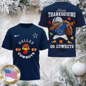 Dallas Cowboys NFL Turkey Game Happy Thanksgiving Shirt