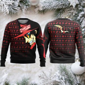 Dark Fanstasy Hellsing Alucard Ugly Christmas Sweater