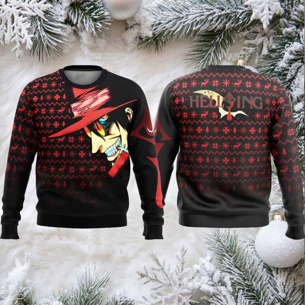 Dark Fanstasy Hellsing Alucard Ugly Christmas Sweater